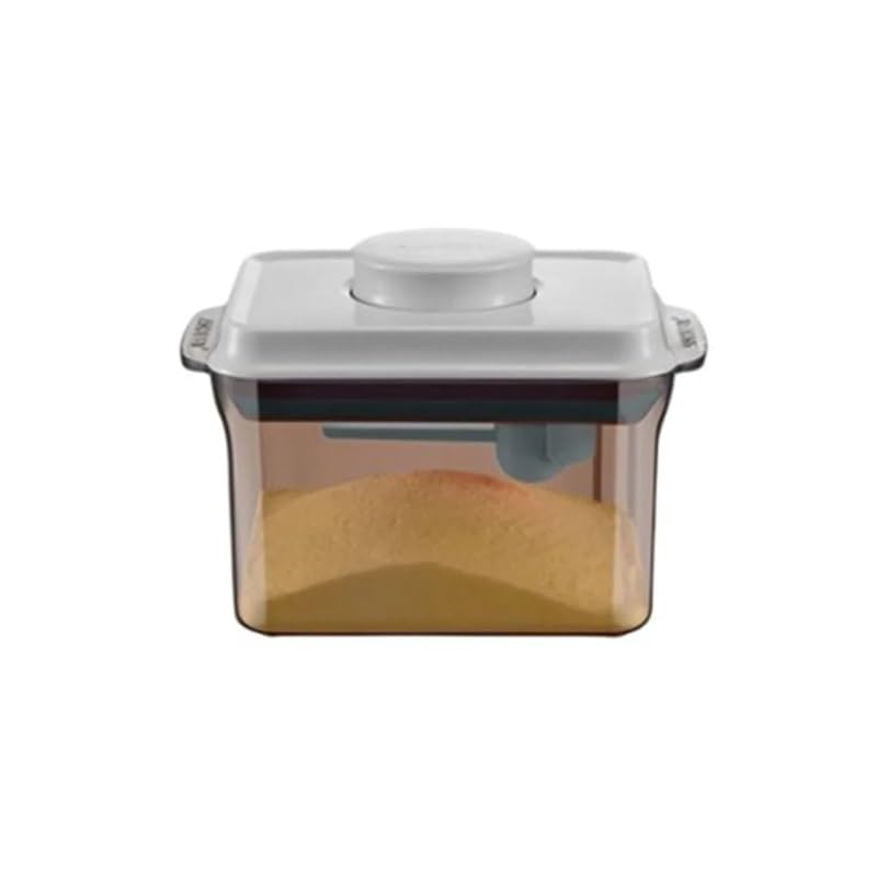 Contenitore for Alimenti, Grande capacità, Contenitore for Latte in Polvere, Organizer antiumidità(Yeloow 1000ml)