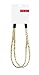Elle Gold Split Braided Headwrap, Gold