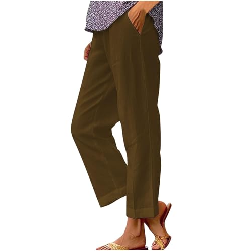 Pantalon en lin femme léger idéal pour vos journées d'été