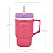 Infantino My 1st Tumbler, Durable Plastic Sippy Cup with Straw & Handle, Spill-Resistant, for On-The-Go, BPA-Free Transition Baby Cup, Hibiscus