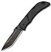 Outdoor Edge CHY-33 Chasm Folding Knife -- Gray Handle 3.3-inch Plain Edge Blade