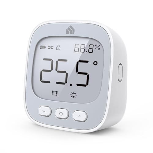 TP-Link Kasa KE110 Temperatur- & Luftfeuchtigkeitssensor, steuert einzelne oder mehrere Kasa Heizkörperthermostate, Muss mit dem Hub aus dem Kasa KE100 Kit verwendet Werden