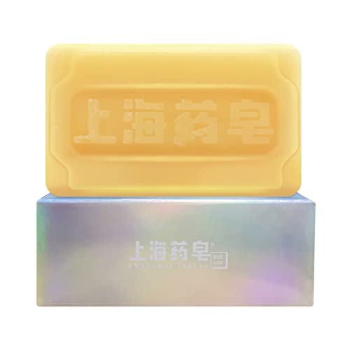 Bee & Flower Shanghai Yaozao Sulfur Soap For Acne Treatment 10% Sulfur Soap Cleansing Bar For Face And Body, All Natural Facial Cleanser For Acne, Oily Skin, 3.5Oz #TOP7