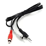  Ilovemyphone Cable Audio Mini Jack 3.5 mm macho a 2 RCA Macho 1 metro auriculares estereo