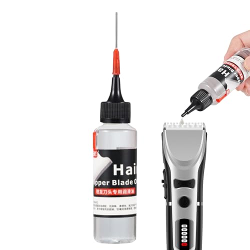 Huile Lubrifiante, 60 Ml Huile Pour Tondeuses À Cheveux, Réduit La Friction, Prolonge La Durée De Vie L'équipement, Pour Les Lames De Tondeuse À Cheveux Et De...