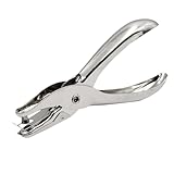 Materiale di alta qualità: realizzato in metallo resistente, questo perforatore a foro singolo è leggero ma robusto, offrendo prestazioni affidabili per varie attività. La sua costruzione garantisce sicurezza e comfort anche con un uso prolungato.