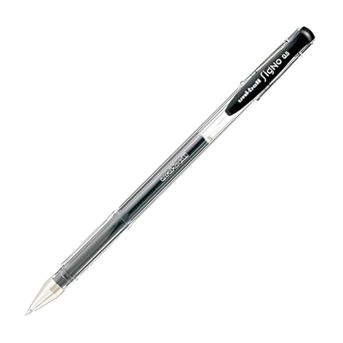 Uni-Ball Signo Standard Bolígrafo Gel 0.5mm Negro Pack 10 miniatura 6