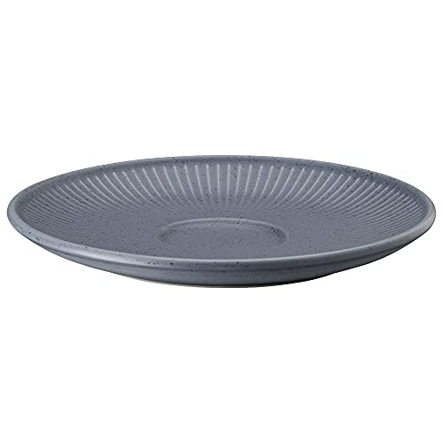 2 soucoupes combinées de 16 cm Thomas Clay Sky en grès véritable