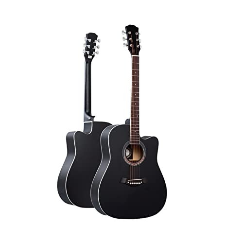 SUICRA Kits de Guitare Acoustique Acoustic Folk Guitar 23 inch for Beginners Student Adults Player 6 Strings (Color : Black) - Les Beatles, Paul McCartney, John Lennon, RIngo Starr, George Harrison SUICRA Kits de Guitare Acoustique Acoustic Folk Guitar 23 inch for Beginners Student Adults Player 6 Strings (Color : Black)