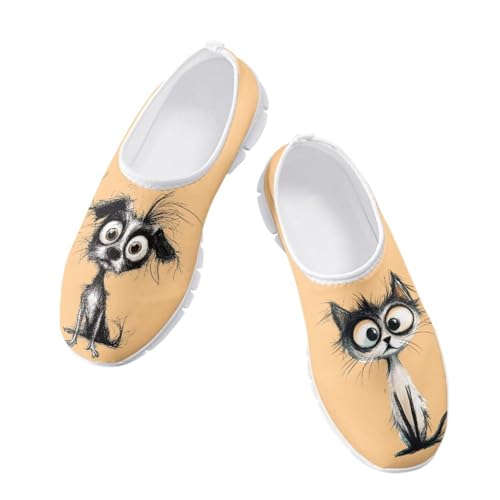 Image of Jeiento Cute Dog Women's Casual Slip On Shoes Loafers Sneakers for Women