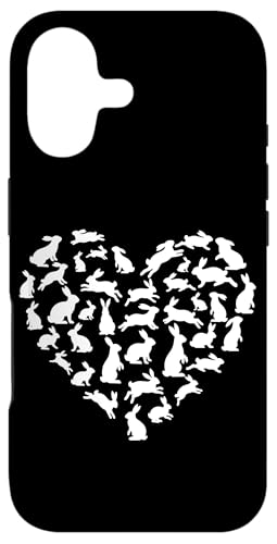 �n�[�g�`�̃E�T�M�̃V���G�b�g�o�j�[�A�j�}���A�[�g �X�}�z�P�[�X iPhone 17 �p