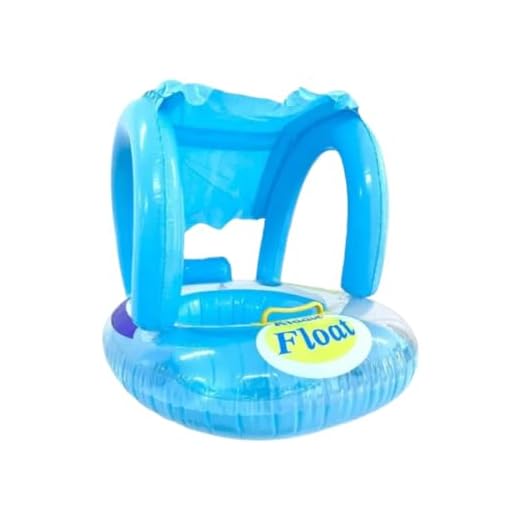 Bote Boia Infantil com Cobertura e Assento Fralda 12m+ (70cm) (Azul)