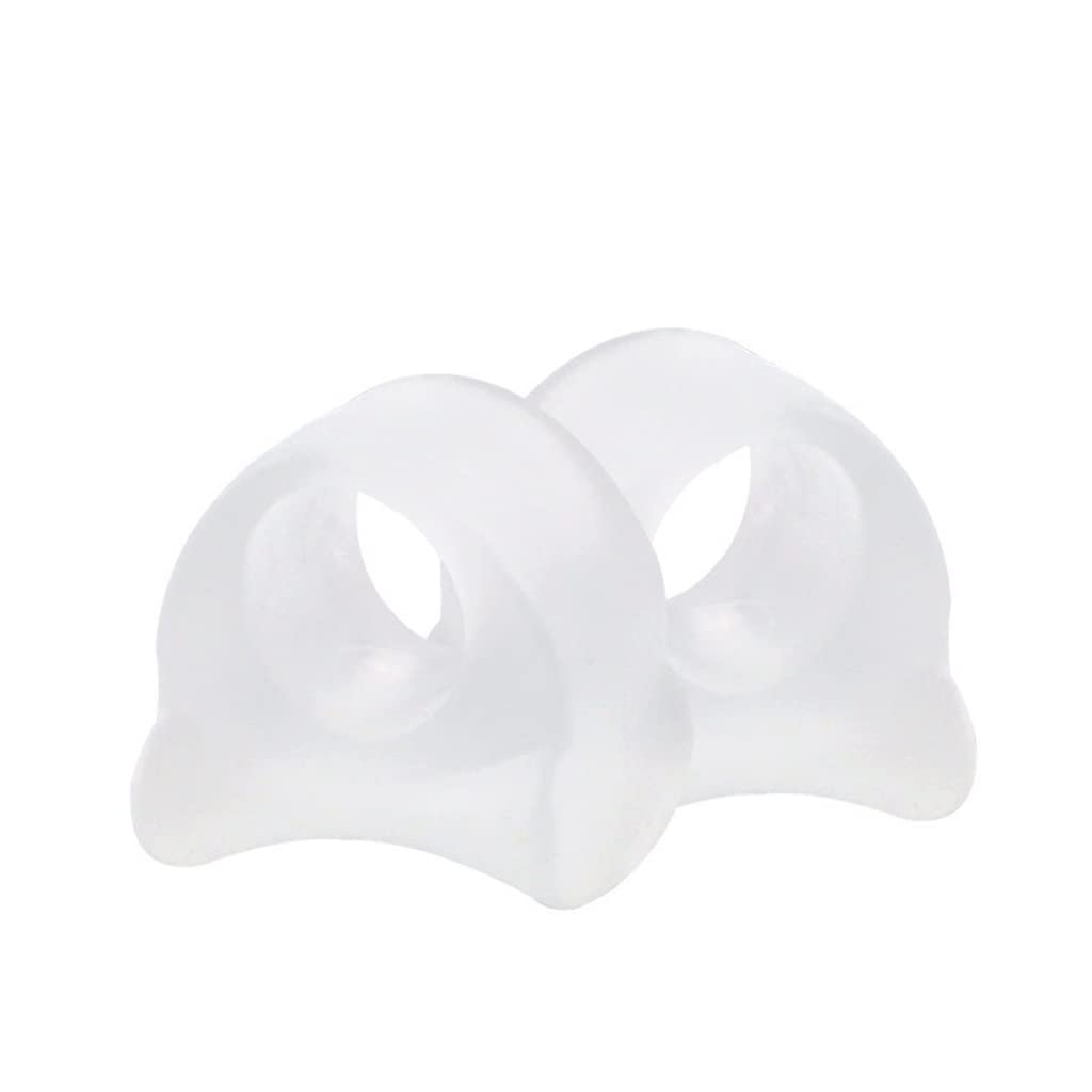 Separador de Dedos de Silicona, espaciadores de Dedos: Corrector de Gel para Dedo en Martillo, Alivio del Dolor de juanete en mazo, Dedos torcidos superpuestos, Fascitis Plantar de Yoga