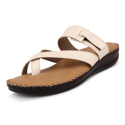 Image of TRASE Sleek Women's Casual Ortho Slippers - Stylish Toe Ring Slippers - Ortho Soft Slippers For Women