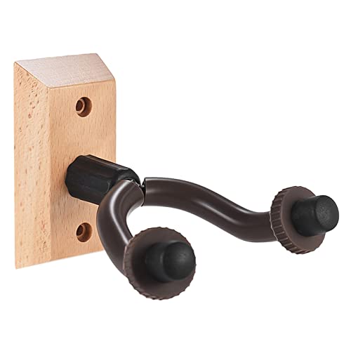 Btuty support mural pour guitare,cintre de guitare en bois support de crochet de montage mural pour guitares acoustiques électriques instrument à cordes ukulélé basse Cover