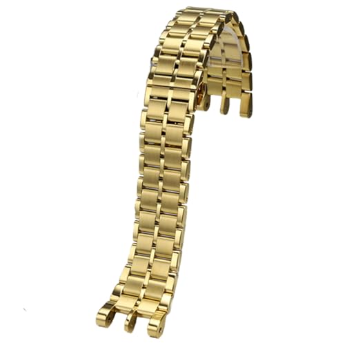 Bracelet Montre Métal Solide Acier Brossé Boucle Papillon Remplacement