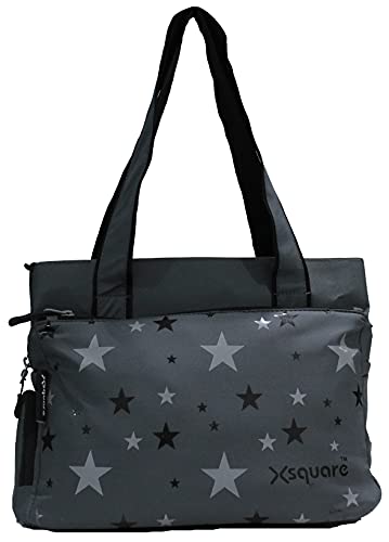 Xsquare Women Shoulder Bag (Grey and Black)