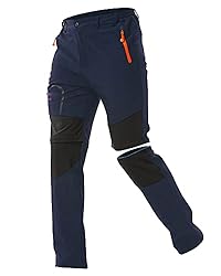 ZOEREA Pantalones Aire Libre de Hombre Convertible...: Material --- Tejido de secado rápido personalizado, cuidadosamente confeccionado, cómodo y transpirable. Caracteristicas --- Hay dos formas de usar este pantalón, se puede desmontar en pantalones cortos, para que puedas usarlo las cuatro estaciones, ...