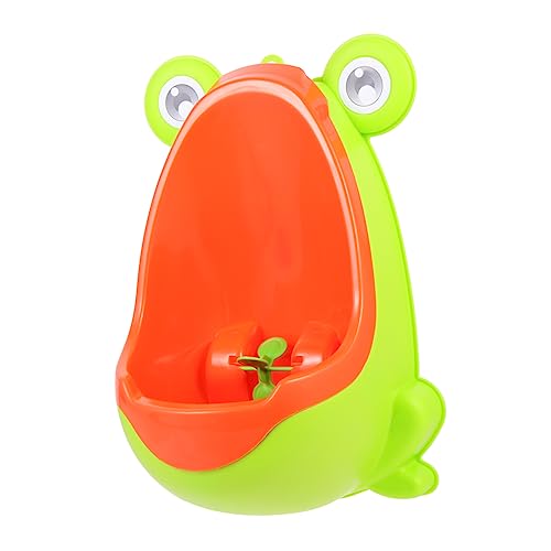 Hoement 幼児用トイレ 男の子と女の子用 トイレトレーニング用小便器 男の子用 楽しいトイレトレーニング用 ベビー用トイレ グリーン