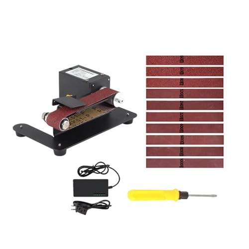 MYCENSE Grinder Belt Sander Electric Bench Grinder Anti Slip Low Noise Simple Using Grinding Belt Machine for Tool Sharpening Metal