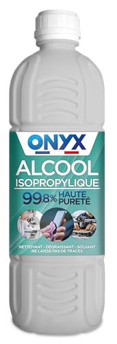 Onyx - Alcool Isopropylique - Dégraissant Surpuissant Pure à 99,8% - 1L