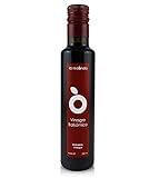 Características: vinagre gourmet a base de vino envejecido de uvas de variedad tempranilla, de fino aroma y sabor persistente. En botella de vidrio con capacidad de 250ml.