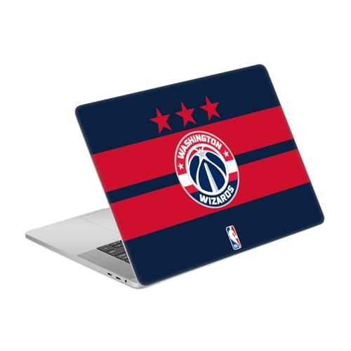 Head Case Designs Officially Licensed NBA Navy Blue Design Washington Wizards Logo Vinyl Sticker Skin Decal Cover Compatible with MacBook Pro 15.4' A1707/A1990