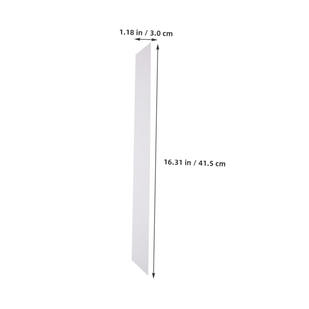 VALICLUD 200pcs Men's Shirt Collar Stays Paper Collar Strips for Dress Shirts for Men's Blouse False Collars