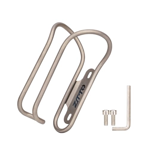 HUIOP Bike Water Bottle Cage Lightweight Titanium Alloy Water Bottle Holder for Mountain Bike Road Bike