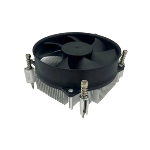 Disipador de calor CPU compacto con aluminio mate 50mm