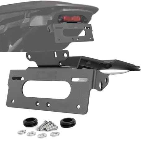 Support de plaque arrière BMW R1300GS Triple Trophy en aluminium