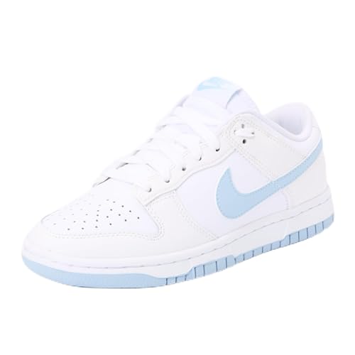 Nike Herren Dunk Low Retro Sneaker, White Lt Armory Blue Summit White, 44.5 EU