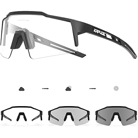 KAPVOE Photochromic Cycling Glasses Men Women Sunglasses MTB Mountain Bike Clear Youth Riding Cover