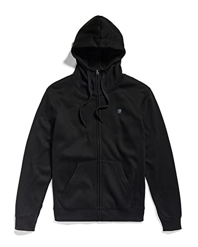 G-STAR Sudadera Premium Core Hooded Zip para Hombre, Negro (dk black D16122-C235-6484), M - imagen 4