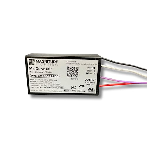 Image of Magnitude - MinDrive 24V 60W Mini Constant Voltage LED Driver - SMD60R24DC (24V 60W)