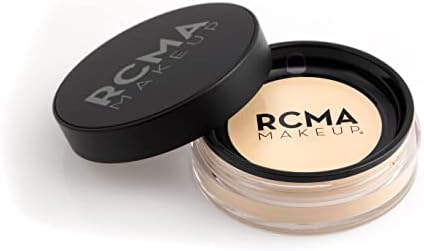 RCMA Premiere Loose Powders - Talc & Paraben Free Translucent Foundation or Finishing HD Pro Makeup with Blurring Smoothing Effect - Color Amber