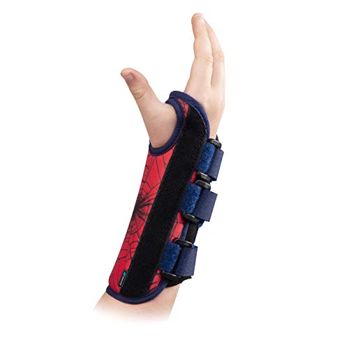 DonJoy Advantage Comfort Wrist Brace for Youth/Kids Featuring Marvels Captain America, Spider-Man to aid sprains strains Support tendonitis Carpal Tunnel - Spider-Man X-Small - Right - Image 3