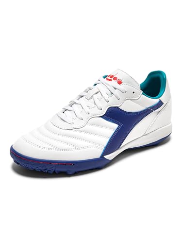 Diadora Brasil Elite Turf Soccer Shoe - Water-Resistant Suprellsoft, Non-Slip PU Heel Lining, Flex Points on Insole, Fine Craftsmanship2
