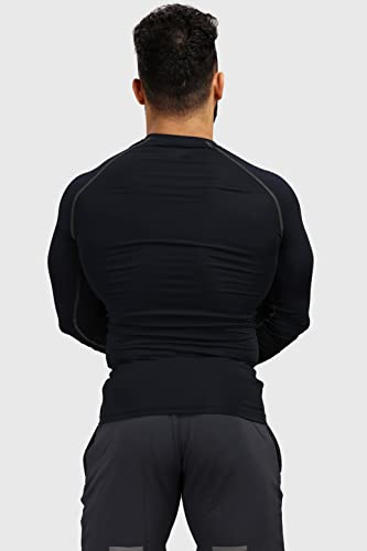Image of FUAARK Men's Full Sleeve Compression T-Shirt - Athletic Base Layer for Fitness, Cycling, Training, Workout, Tactical Sports Wear