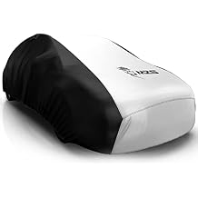 MZS Hatchback Car Cover for Automobiles, All Weather Waterproof Protection Cover fits up to 171 inch Hatchback, Two Tone Full Exterior Covers with Rain Sun Wind Proof Vents Adjustable Buckle