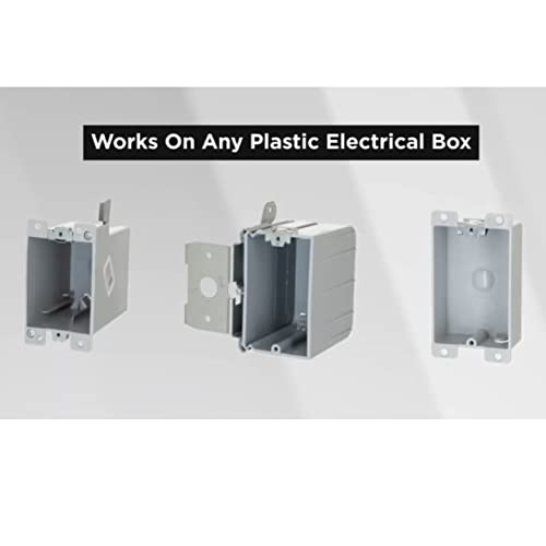 Raco 8988Rac Outlet Repair Clip For Plastic Electric Boxes, 10 Pcs. Per Bag #TOP5