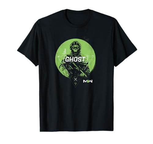 Image of Call of Duty Green Ghost Soldier Video Game T-Shirt