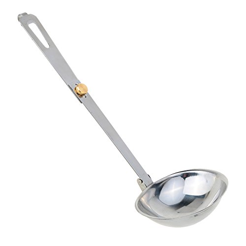 Workouty Portable Stainless Steel Outdoor Tableware Camping Folding Spoon Soup Ladle Cooking Utensils - Thumbnail 6