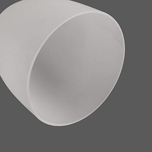 Image of Giluta 4 Pack Bell Shaped Glass Shade Frosted Light Fixture Shades Replacement for Ceiling Fan Light Wall Light,Lipless with 1-5 /8-inch Fitter Opening