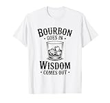 Funny Bourbon Goes In Wisdom Comes Out Whiskey