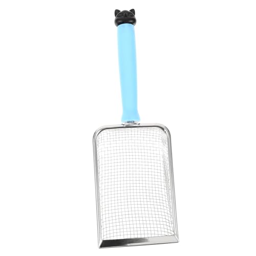 BESPORTBLE Metal Cat Litter Scoop Ergonomic Handle Non-Stick Kitten Poop Sifting Cleaning Tool Cat Litter Sand Shovel