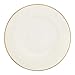 Seltmann 001.706066 Diamant Porzellan Teller, Flach, Rund mit Relief, Creme/Gold, 10769 Goldlinie Goldrand Dekor, 19.5cm Durchmesser, 1.7cm Höhe