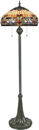 Quoizel Belle Fleur 3-Light Vintage Bronze Floor Lamp