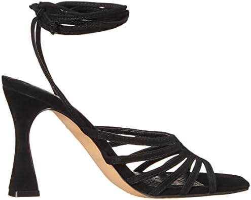Vince Camuto Women's Footwear Women's Roselian Ankle Wrap Dress Sandal Heeled, Black, 6.5 | Image 5