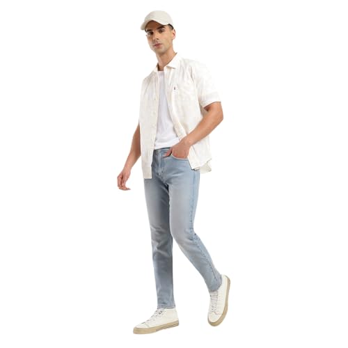 Levi's Men Mid Rise Tapered Jeans (A7086-0151_Blue, 28)